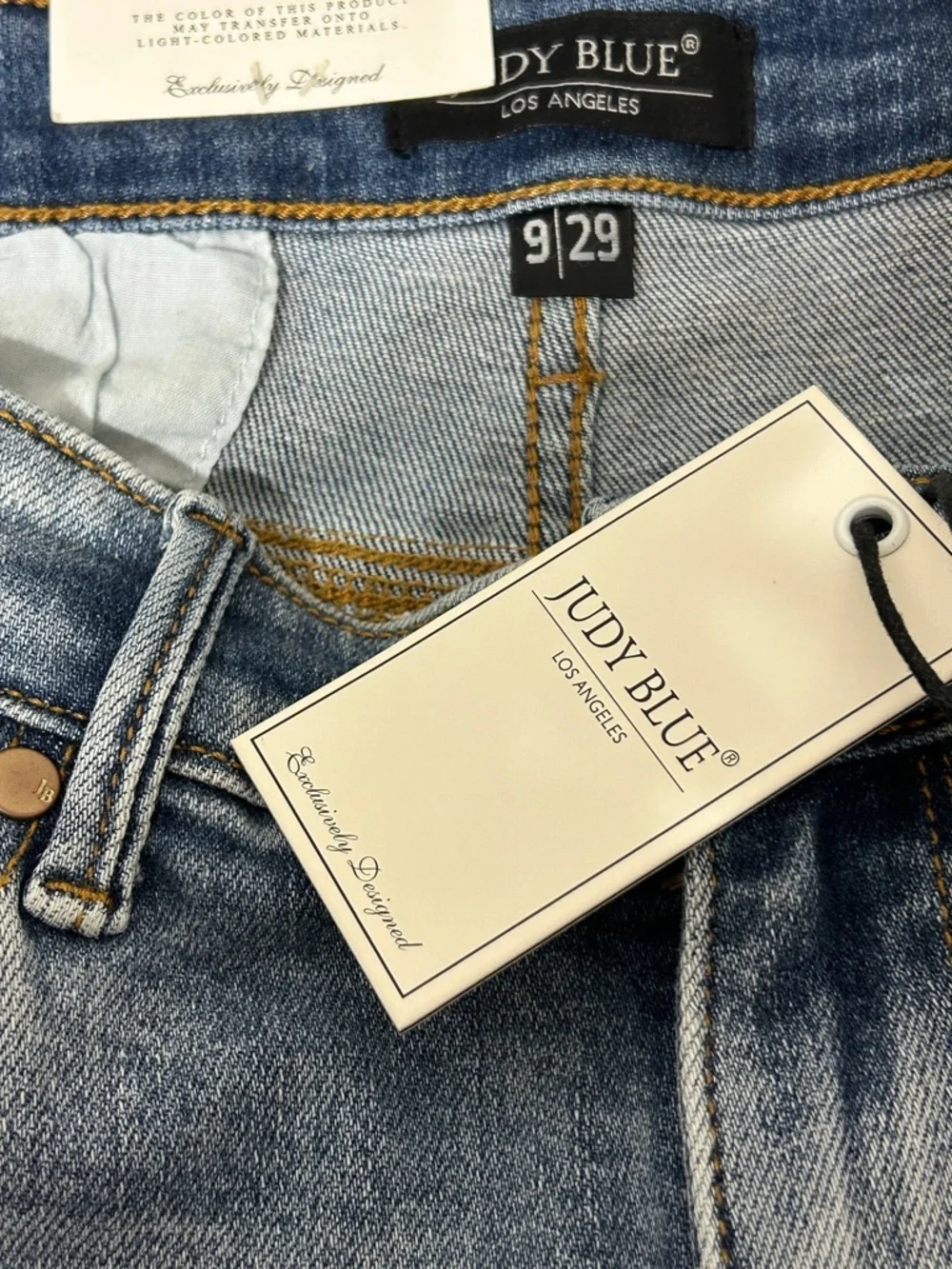 Judy Blue Mid Rise Dad Jeans Cell Phone Pocket Style 82540 NWT Women’s Size 9/29 - Picture 7 of 10